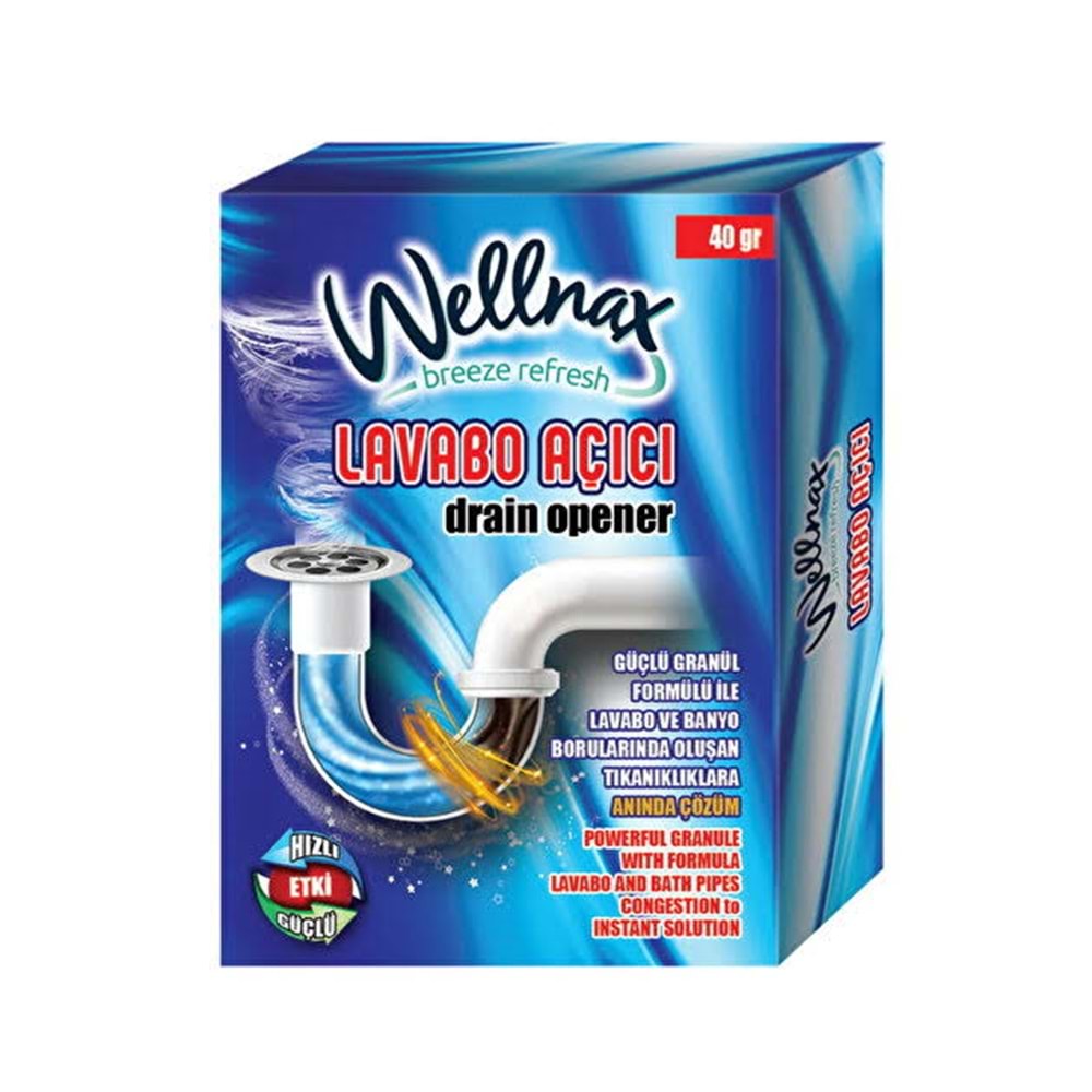 WELLNAX 40GR LAVABO AÇICI BX24