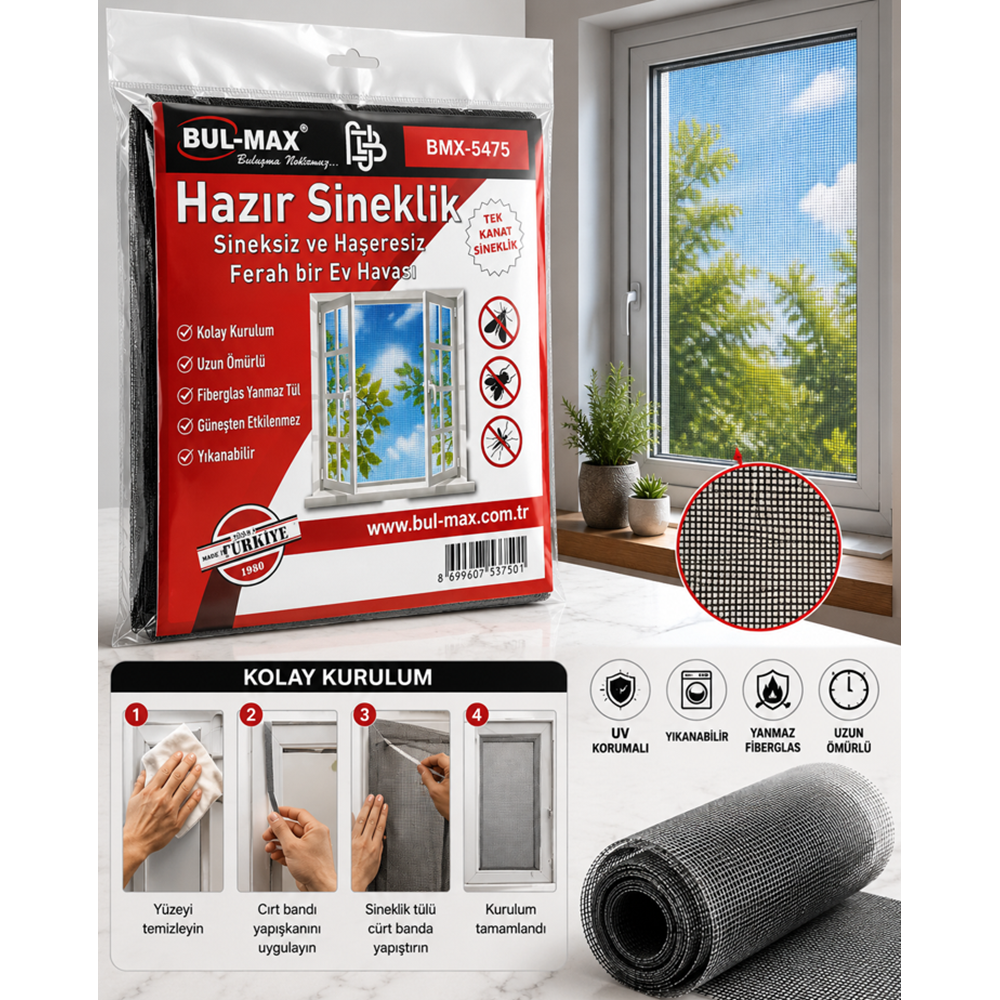 BULMAX TEK KANAT HAZIR SİNEKLİK