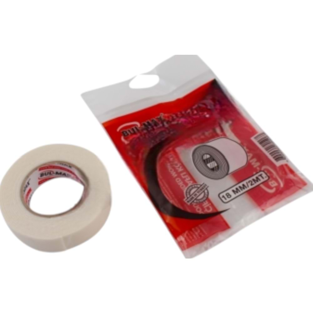 BULMAX ÇİFT TARAFLI KÖPÜK BANT 18MM 2MT BX48