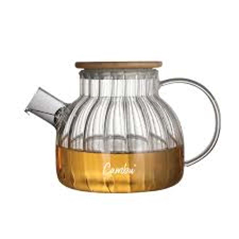 CAMBU LINE SERİSİ BANBU KAPAK CAM DEMLİK 1100ML KL24