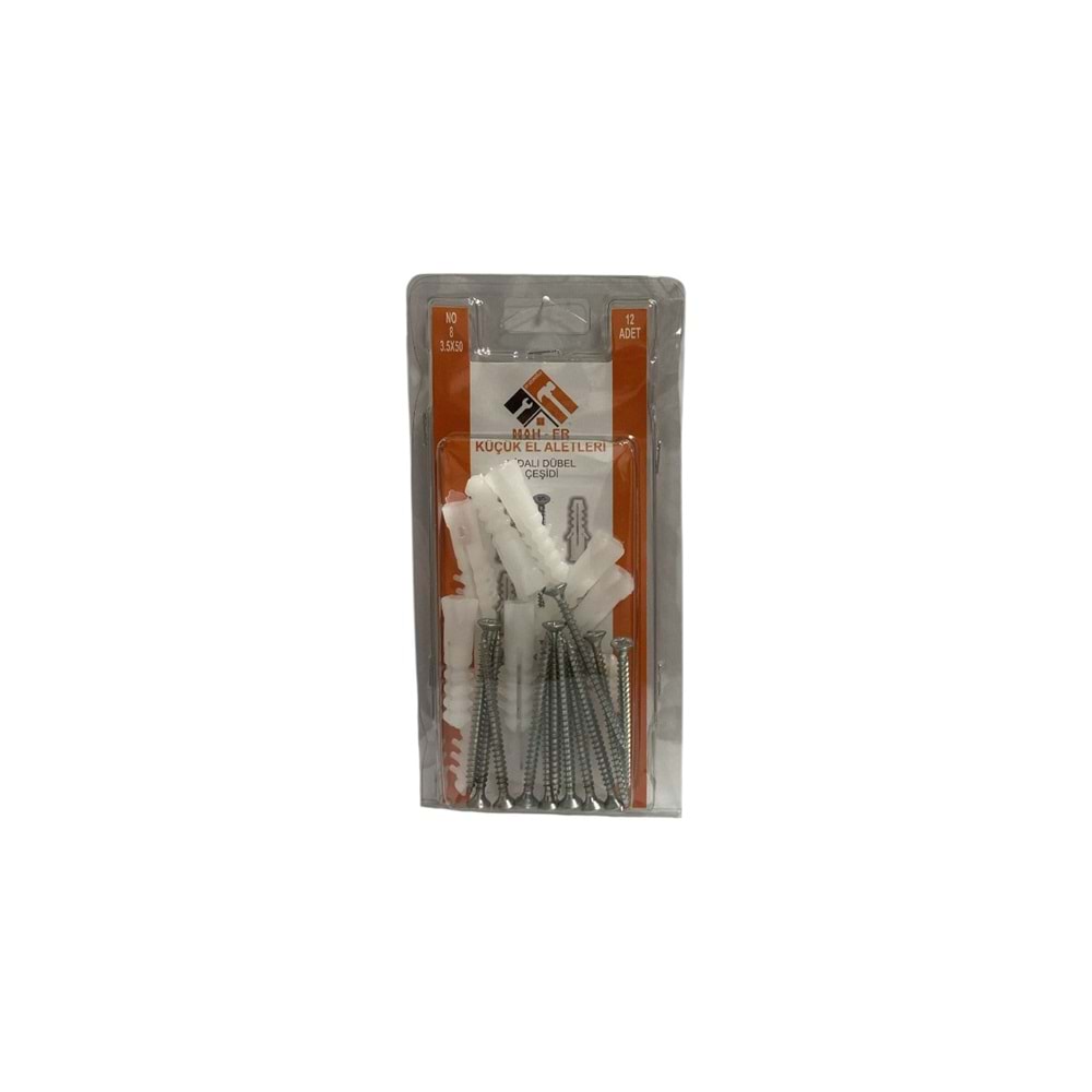 MHR-019 VİDALI DUBEL 3,5X50 8NO 12AD