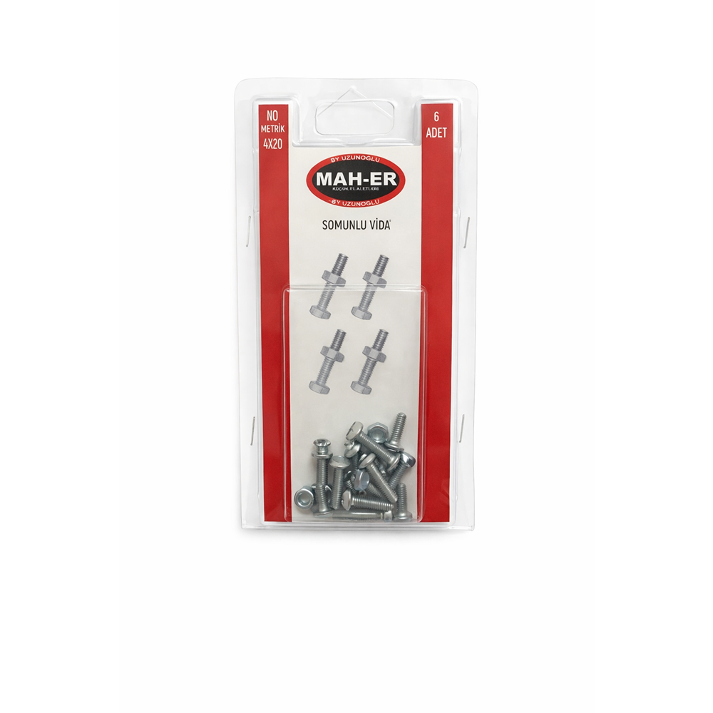 MHR-103 SOMUNLU VİDA 4X20 6AD