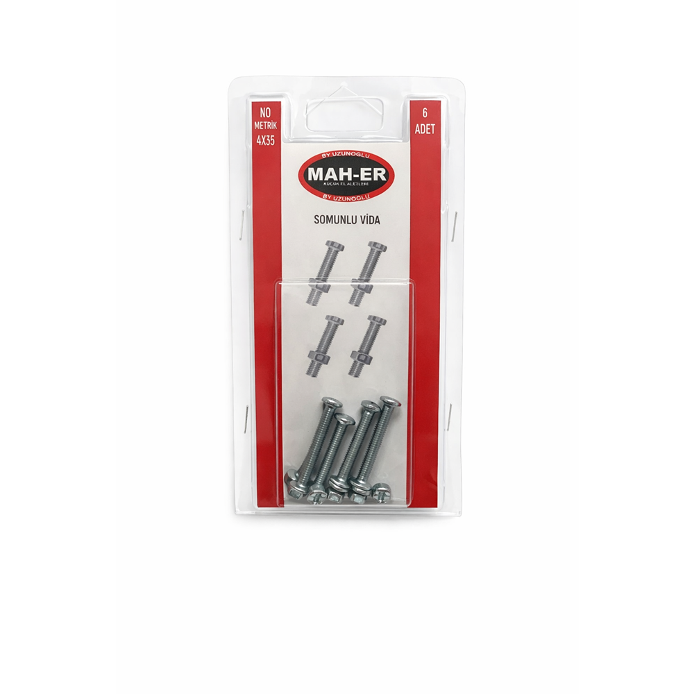 MHR-106 SOMUNLU VİDA 4X35 6AD