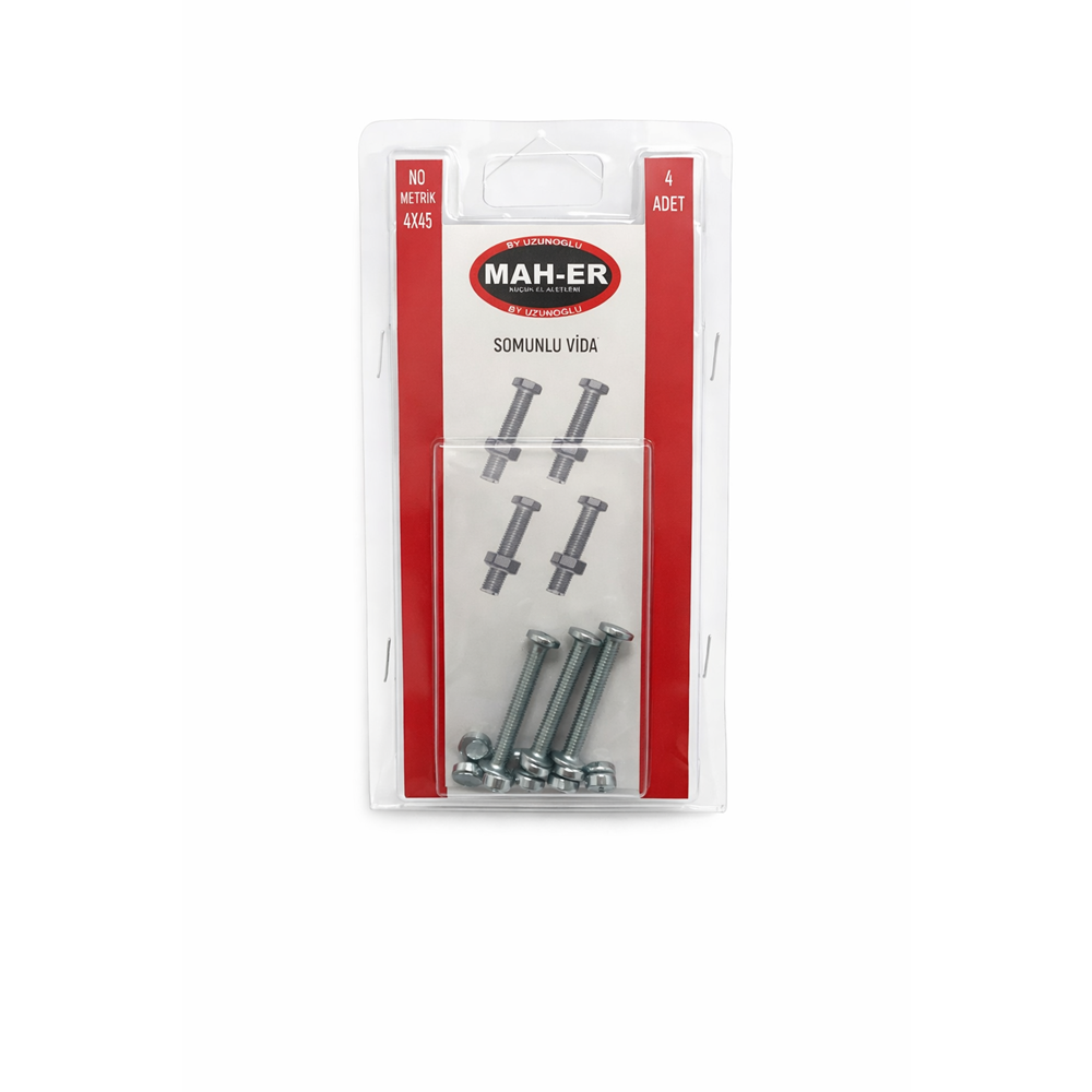 MHR-108 SOMUNLU VİDA 4X45 4AD