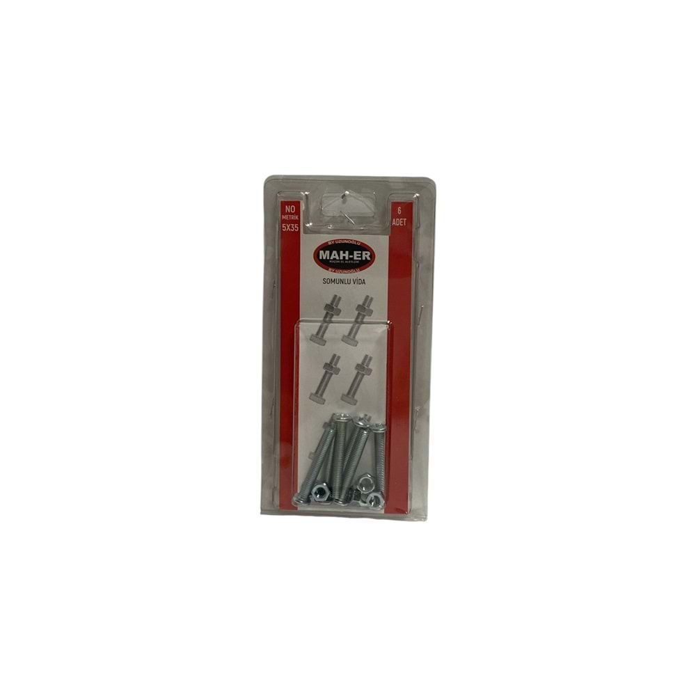 MHR-116 SOMUNLU VİDA 5X35 6AD