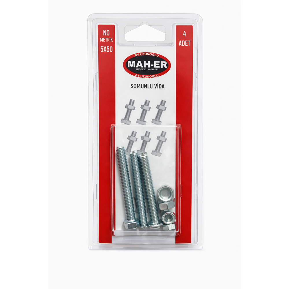 MHR-119 SOMUNLU VİDA 5X50 4AD