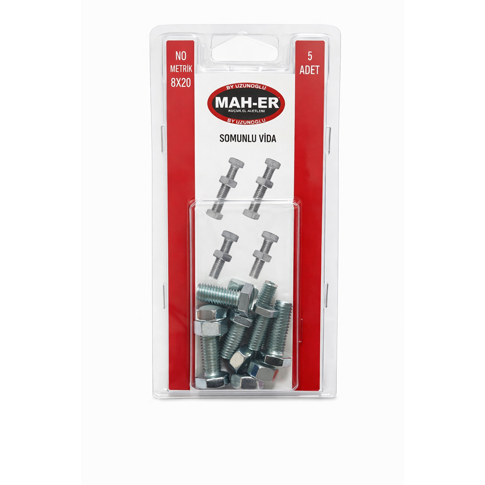 MHR-132 SOMUNLU VİDA 8X20 5AD