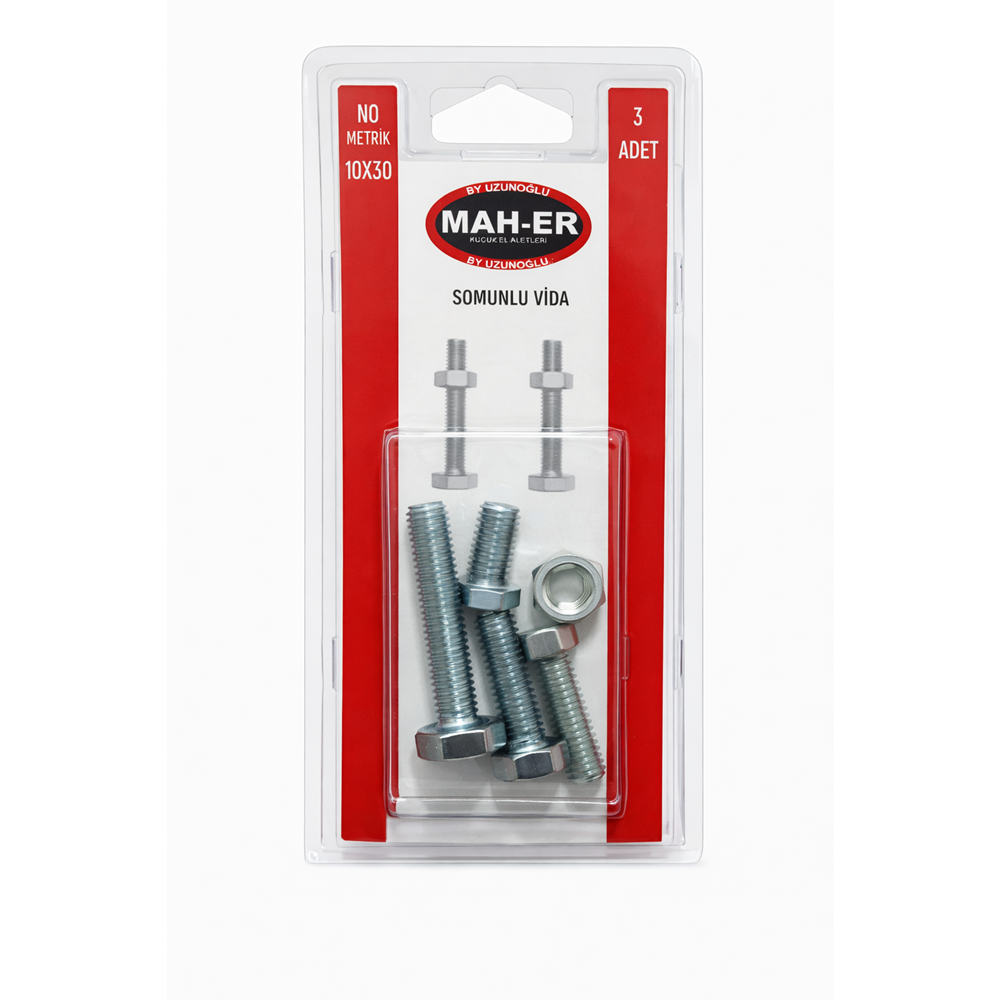 MHR-141 SOMUNLU VİDA 10X30 3AD