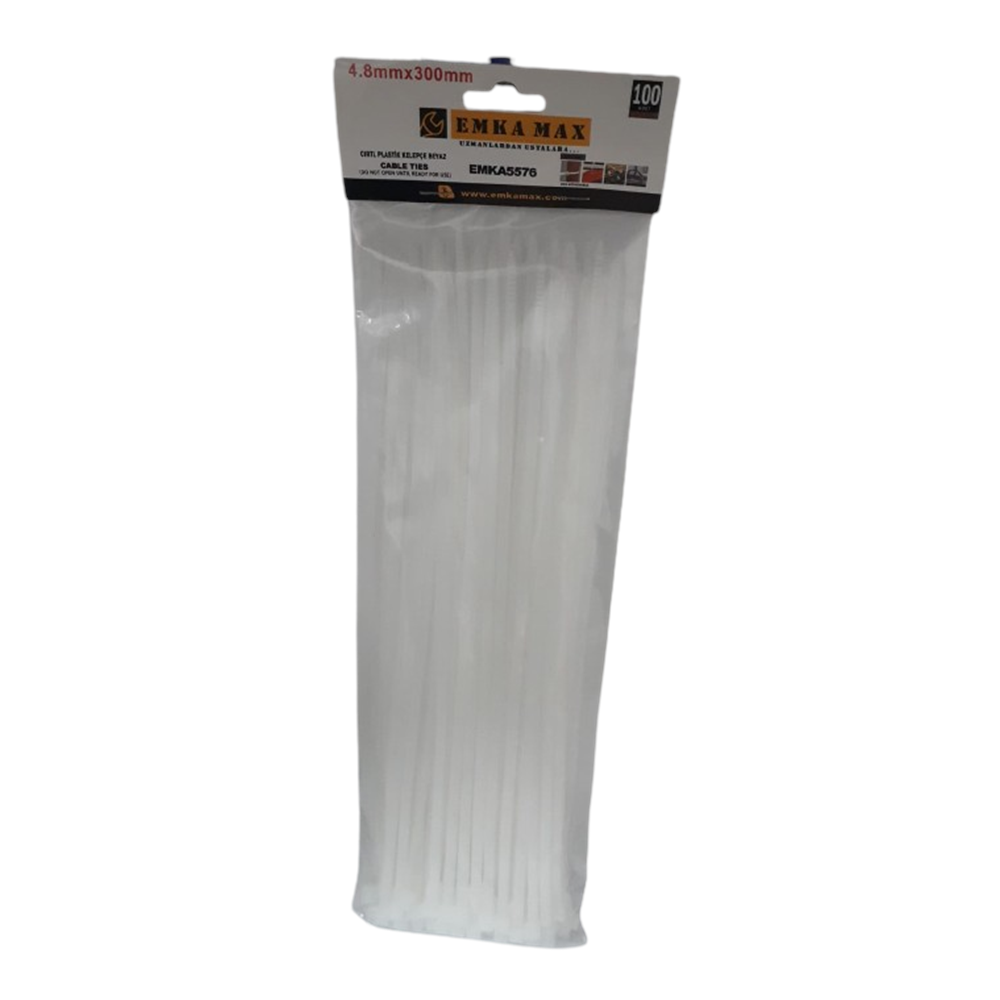 EMKA 300X4,8MM BEYAZ CIRT KELEPÇE