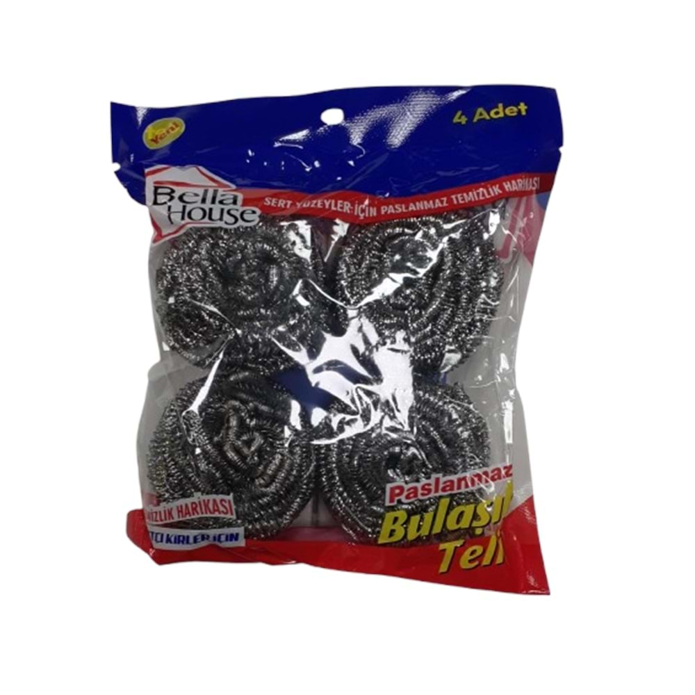 BELLAHOUSE 4LÜ BULAŞIK TELİ 15GR BX12