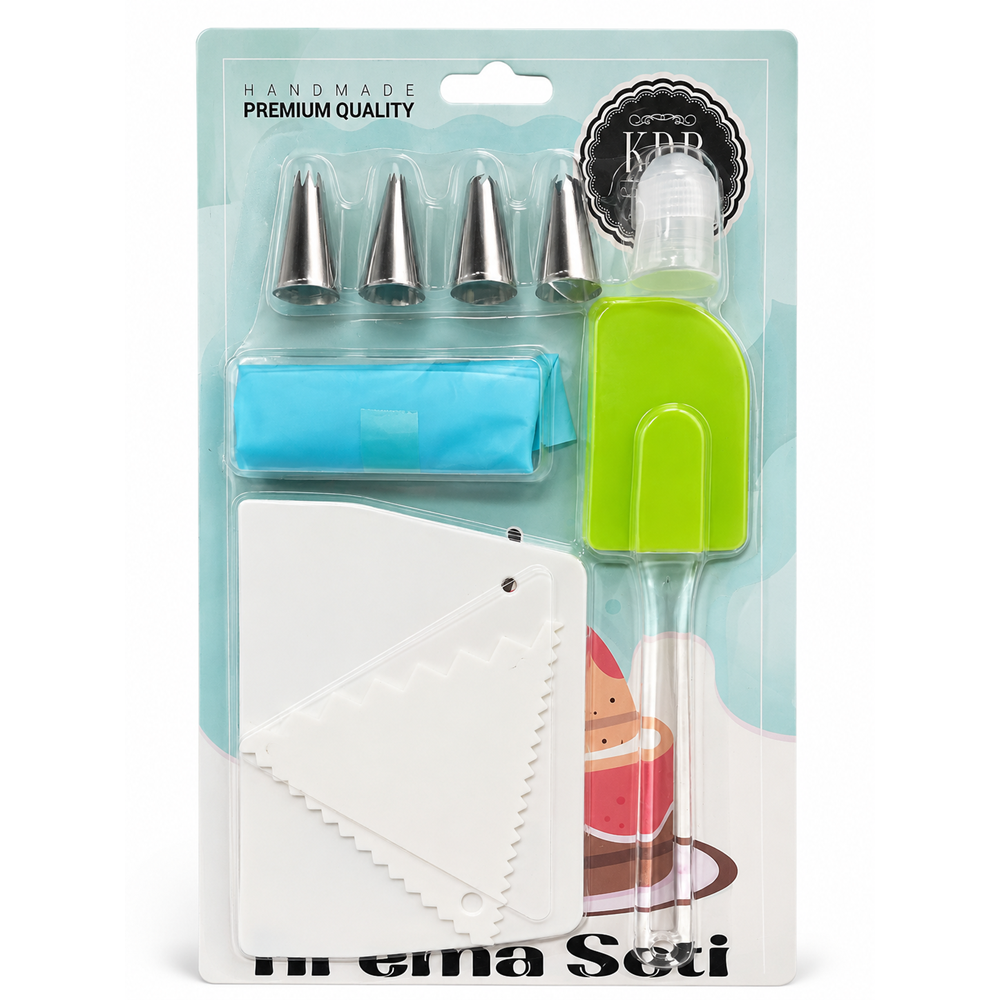 KRD 9PARÇA SPATULALI KREMA SETİ