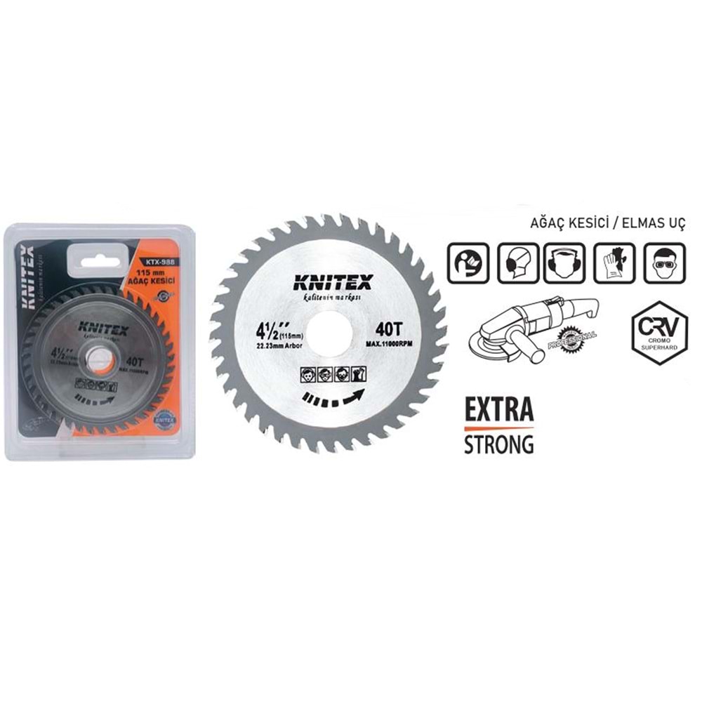 KNITEX AGAÇ KESİCİ 115MM KL200