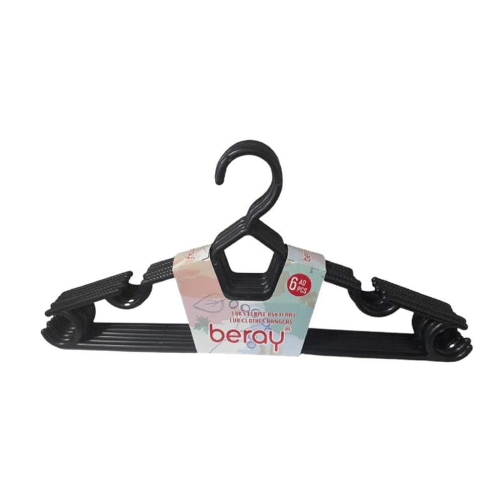BERAY ASKI 6'LIBERAY CLOTHES HANGER 6 PCS