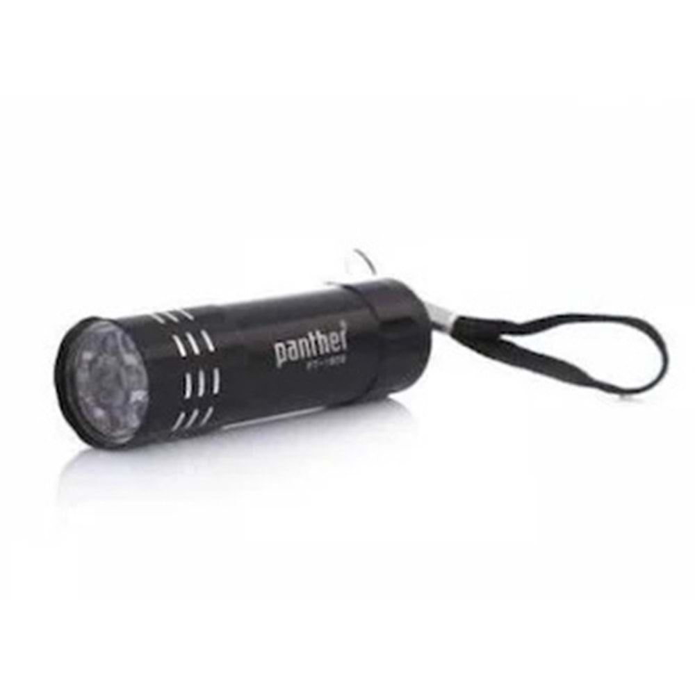 PANTHER 9 LED ALİMİNYUM GÖVDE PİLLİ EL FENERİ BX24