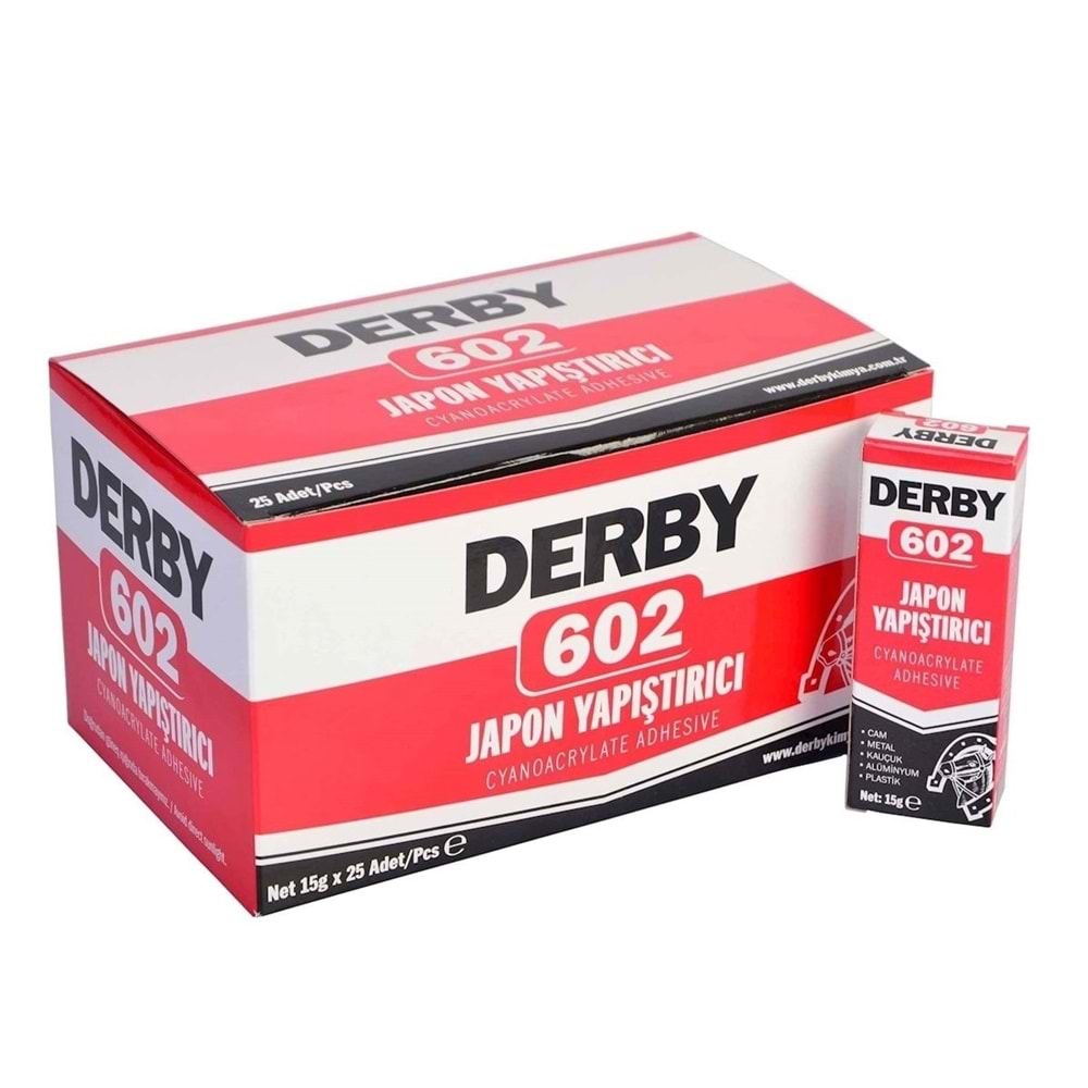 DERBY 602 JAPON YAPIŞTIRICI 15GR BX25 KL500