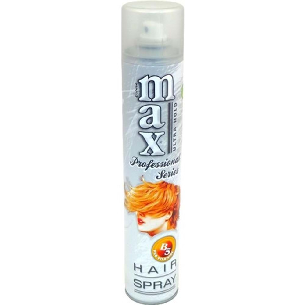 MAX SAÇ SPREYİ 400ML BX12 KL48