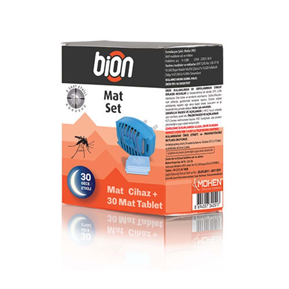 BİON MAT SET+30 TABLET BX6