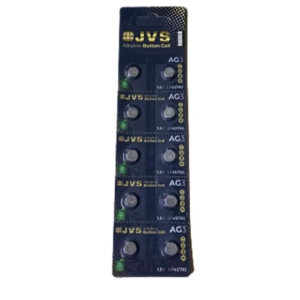 JVS AG3 10LU ALKALİN PİL BX20
