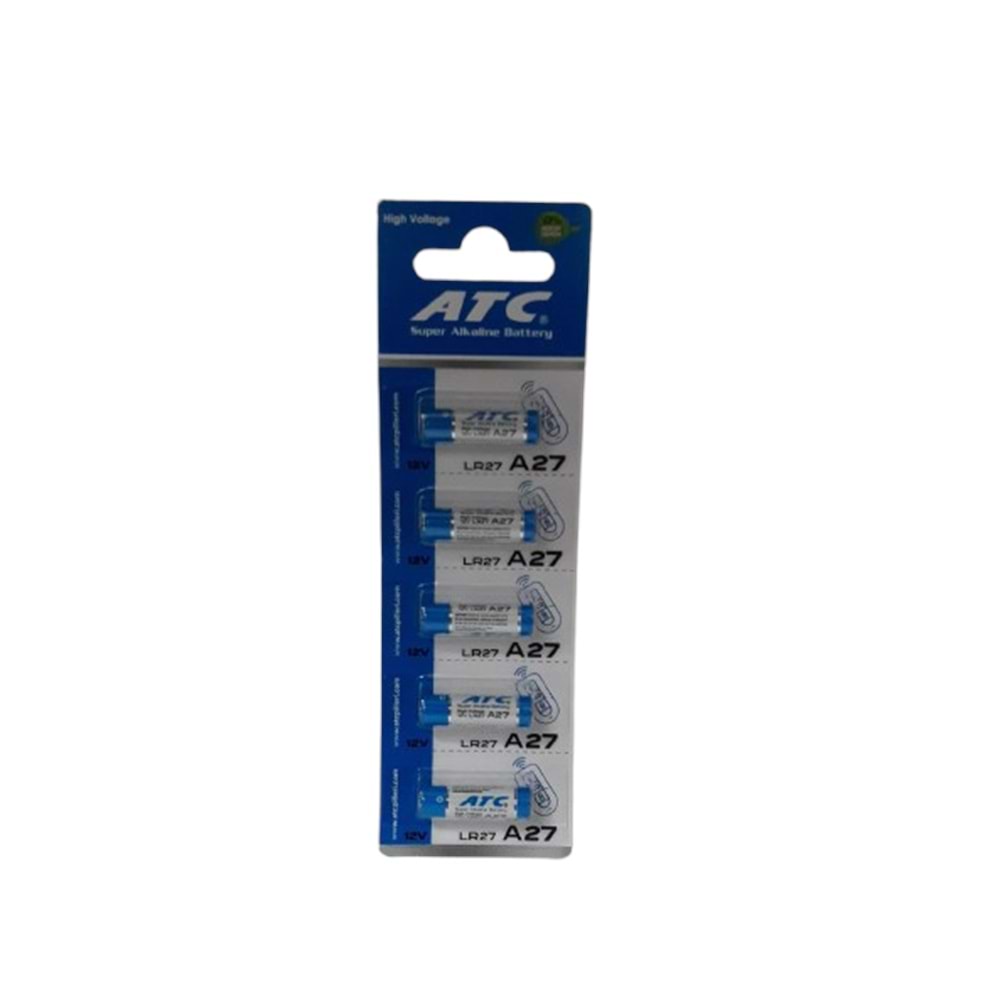 ATC LR27 A27 5Lİ ULTRA ALKALİN PİL BX20