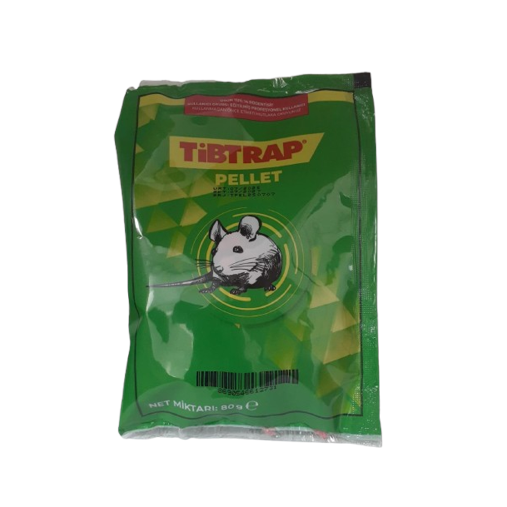 TİBTRAP PALLET FARE ZEHİRİ 80GR BX24