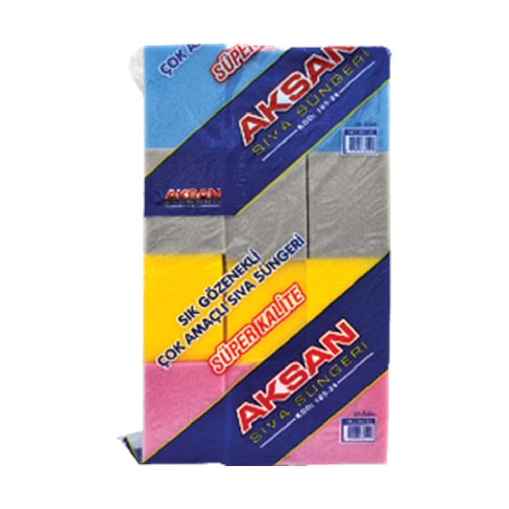 AKSAN TM520-24 RENKLİ SIVA SÜNGERİ BX24 KL240