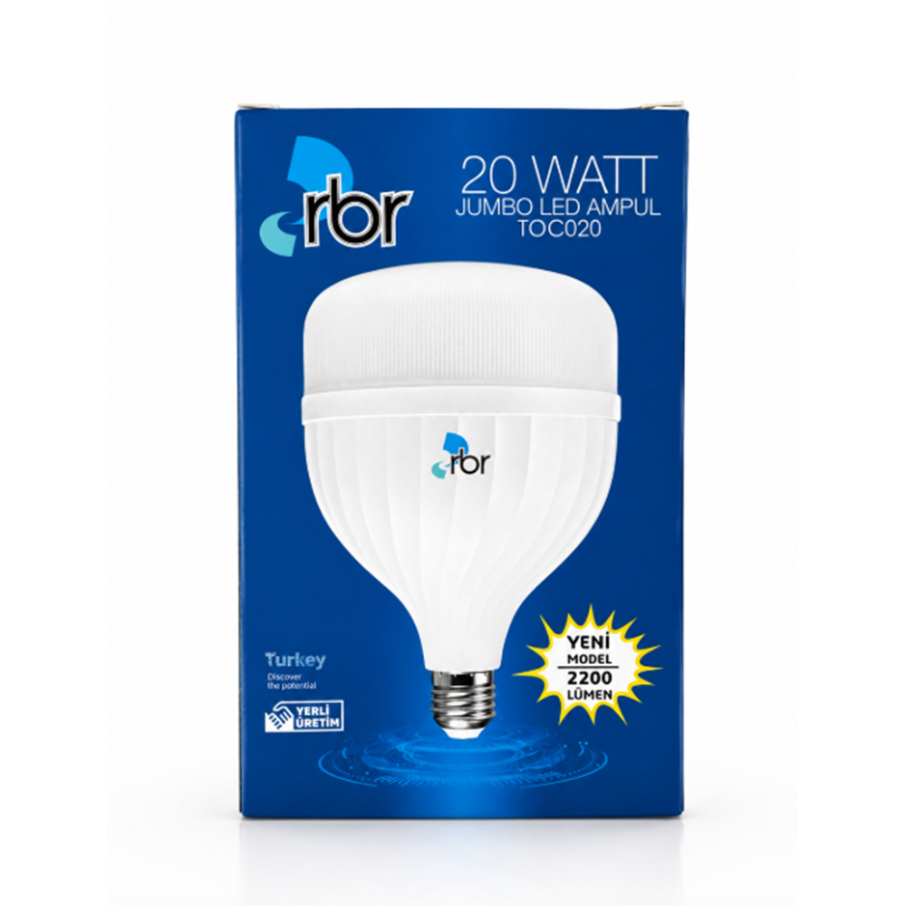 RBR TOC JUMBO LED TORCH AMPUL 20W