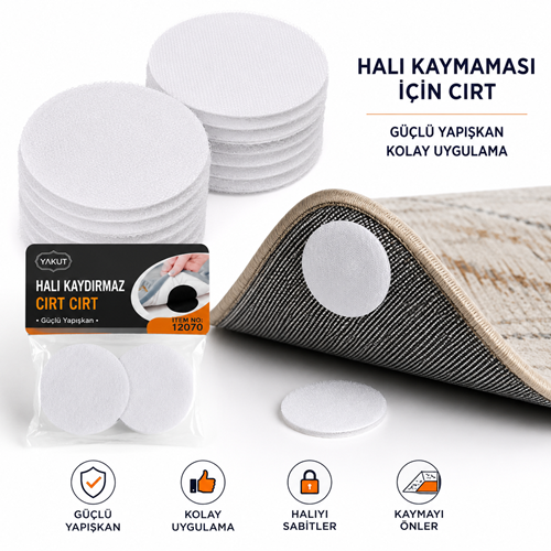 YAKUT CIRT CIRTLI HALI KAYDIRMAZ