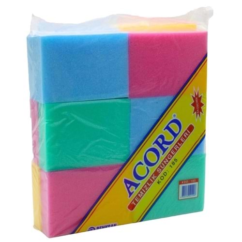 ACORD RENKLİ TEMİZLİK SÜNGERİ BX12