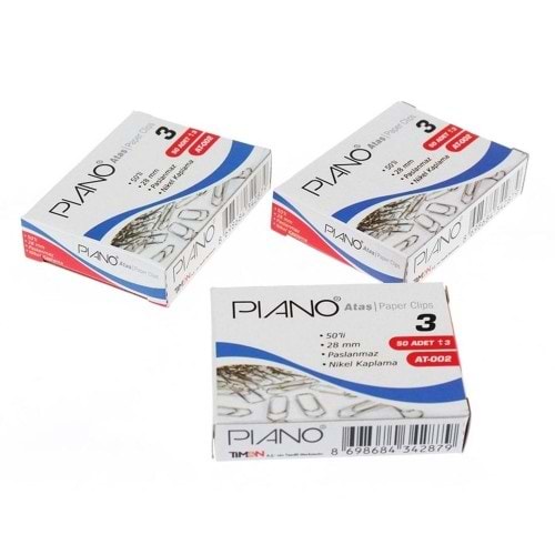 PIANO ATAŞ NİKEL 28MM BX36