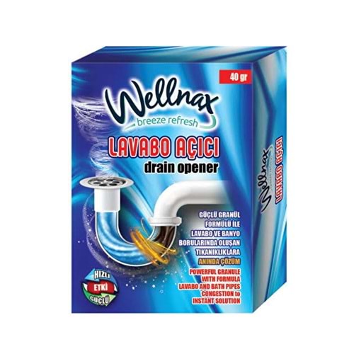 WELLNAX 40GR LAVABO AÇICI BX24