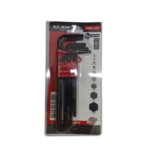 BULMAX BMX-1451 9PCS ORTA ALYAN SET