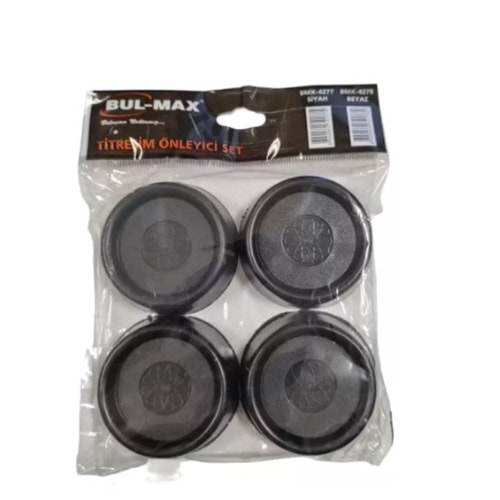 BULMAX SİYAH 4LÜ TİTREŞİM ÖNLEYİCİ SET
