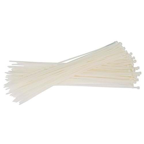 BULMAX 3,6X250 MM CIRT KELEPÇE BEYAZ 100PCS