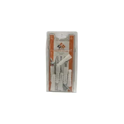 MHR-020 VİDALI DUBEL 5X50 10NO 8AD