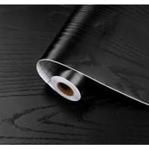 IVORY SİYAH PVC YAPIŞKANLI FOLYO 45X2MT
