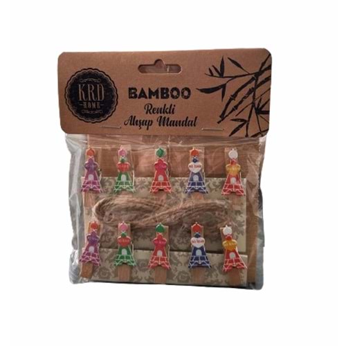 KRD BANBO MİNİ RENKLİ MANDAL