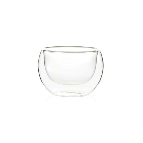 KRD BORASİLİKAT ÇİFT CAMLI SUNUM KASESİ 350ML