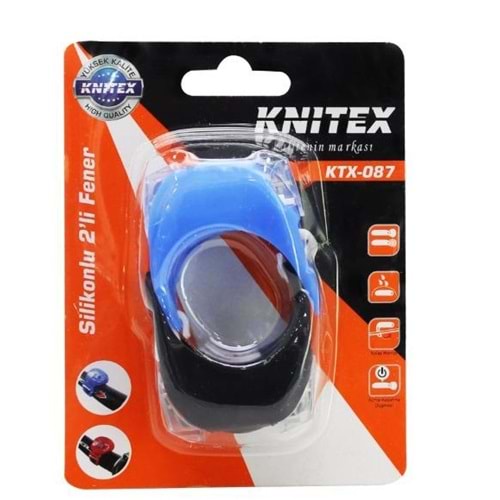 KNITEX 2Lİ SİLİKON BİSİKLET FENERİ BX30 KL240