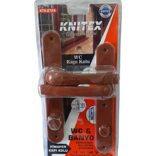 KNITEX KAHVERENGİ PİMAPEK KOLU PLASTİK WC KL48
