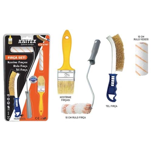 KNITEX 4 PARÇA FIRÇA SETİ KL48