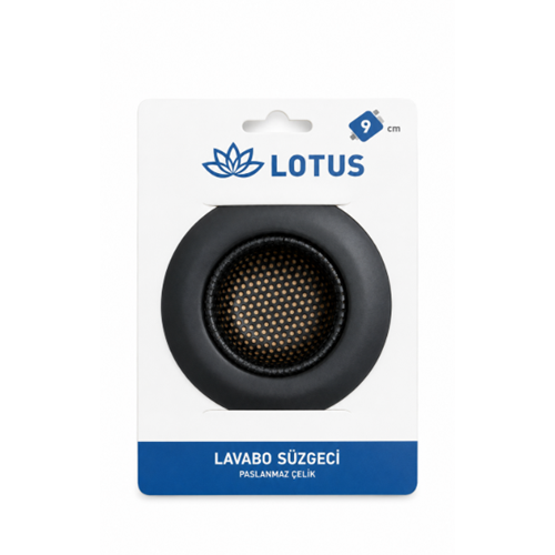 LOTUS 9CM LAVABO SÜZGECİ SİYAH