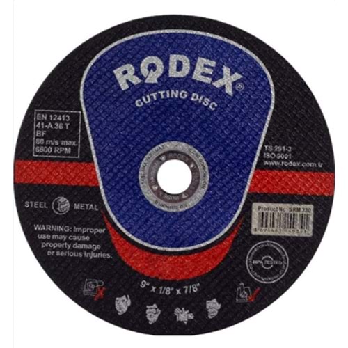 RODEX 230X3,0*22 METAL SPREL KESİCİ