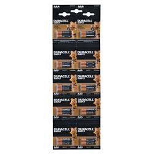 DURACELL AAA 2Lİ 10LU KARTELA KUMANDA PİLİ