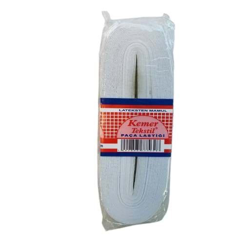 KEMER 2CM PAÇA LASTİĞİ BEYAZ