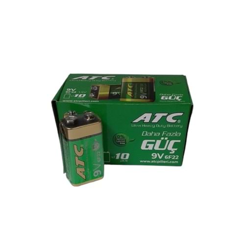 ATC ULTRA 9 VOLT PİL BX10