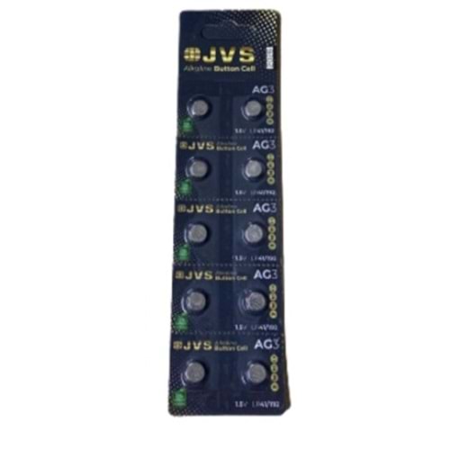 JVS AG3 10LU ALKALİN PİL BX20