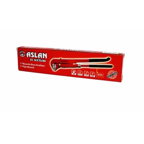 ASLAN 1 İNÇ MAŞONLU BORU ANAHTARI
