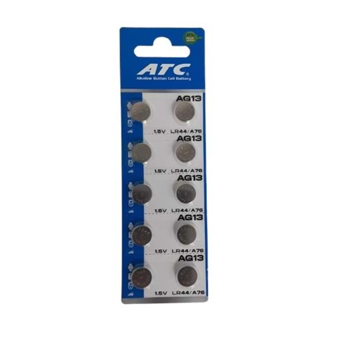 ATC LR44 AG13 10LU ULTRA ALKALİN PİL BX20