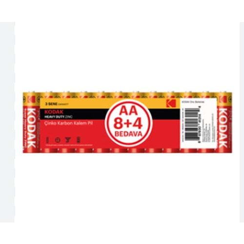 KODAK AA 8+4 KALEM PİL BX10