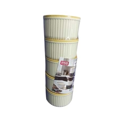 BERCEN PLASTİK 5Lİ SAKLAMA KABI 0.80LT